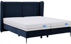 Goossens boxspring ease classic incl matras blauw stof - 8230498-01
