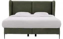 Goossens boxspring ease classic incl matras groen stof - 8230499-01