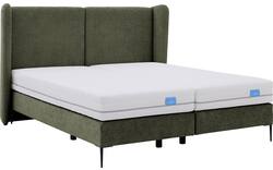 Goossens boxspring ease classic incl matras groen stof - 8230499-01