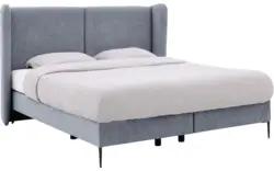 Goossens boxspring ease classic incl matras grijs stof - 8230500-01