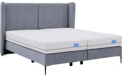 Goossens boxspring ease classic incl matras grijs stof - 8230500-01