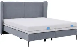 Goossens boxspring ease classic incl matras grijs stof - 8230500-01