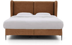 Goossens boxspring ease classic incl matras bruin stof - 8230501-01