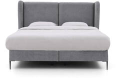 Goossens boxspring ease classic incl matras grijs stof - 8230502-01