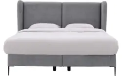 Goossens boxspring ease classic incl matras grijs stof - 8230502-01