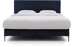 Goossens boxspring ease one incl matras blauw stof - 8230503-01