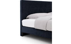 Goossens boxspring ease one incl matras blauw stof - 8230503-01