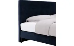 Goossens boxspring ease one incl matras blauw stof - 8230503-01