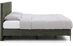 Goossens boxspring ease one incl matras groen stof - 8230504-01