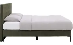 Goossens boxspring ease one incl matras groen stof - 8230504-01