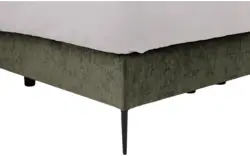 Goossens boxspring ease one incl matras groen stof - 8230504-01