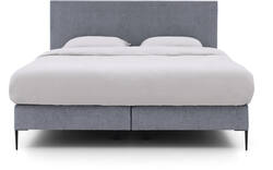 Goossens boxspring ease one incl matras grijs stof - 8230505-01