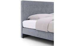 Goossens boxspring ease one incl matras grijs stof - 8230505-01