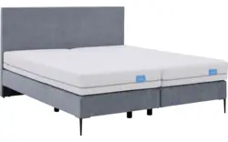 Goossens boxspring ease one incl matras grijs stof - 8230505-01