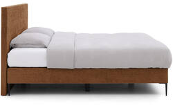 Goossens boxspring ease one incl matras bruin stof - 8230506-01