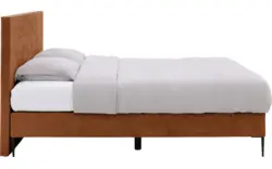 Goossens boxspring ease one incl matras bruin stof - 8230506-01
