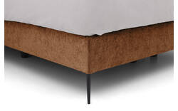 Goossens boxspring ease one incl matras bruin stof - 8230506-01
