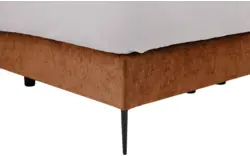 Goossens boxspring ease one incl matras bruin stof - 8230506-01