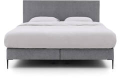 Goossens boxspring ease one incl matras grijs stof - 8230507-01