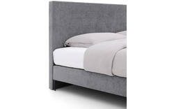 Goossens boxspring ease one incl matras grijs stof - 8230507-04