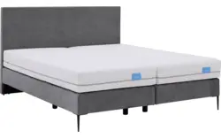 Goossens boxspring ease one incl matras grijs stof - 8230507-01