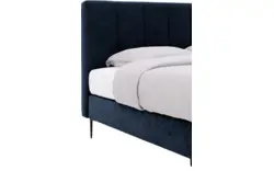 Goossens boxspring ease solid incl matras blauw stof - 8230508-01