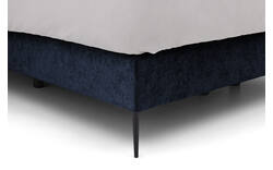 Goossens boxspring ease solid incl matras blauw stof - 8230508-01