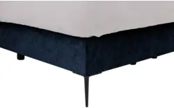 Goossens boxspring ease solid incl matras blauw stof - 8230508-01