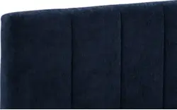 Goossens boxspring ease solid incl matras blauw stof - 8230508-01