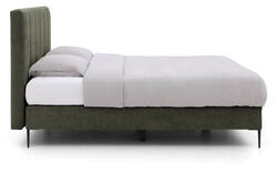 Goossens boxspring ease solid incl matras groen stof - 8230509-01