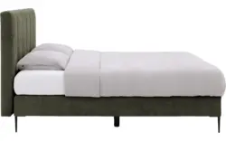 Goossens boxspring ease solid incl matras groen stof - 8230509-01