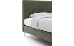 Goossens boxspring ease solid incl matras groen stof - 8230509-01