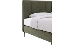 Goossens boxspring ease solid incl matras groen stof - 8230509-01