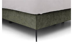 Goossens boxspring ease solid incl matras groen stof - 8230509-01