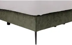 Goossens boxspring ease solid incl matras groen stof - 8230509-01
