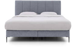 Goossens boxspring ease solid incl matras grijs stof - 8230510-01