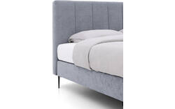 Goossens boxspring ease solid incl matras grijs stof - 8230510-01