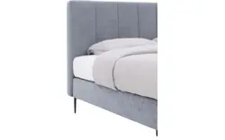 Goossens boxspring ease solid incl matras grijs stof - 8230510-01
