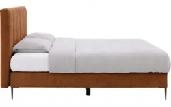 Goossens boxspring ease solid incl matras bruin stof - 8230511-01