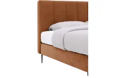 Goossens boxspring ease solid incl matras bruin stof - 8230511-01