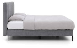 Goossens boxspring ease solid incl matras grijs stof - 8230512-01
