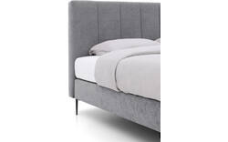 Goossens boxspring ease solid incl matras grijs stof - 8230512-04