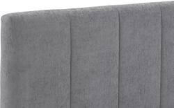 Goossens boxspring ease solid incl matras grijs stof - 8230512-01
