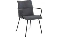 Goossens eetkamerstoel milan blauw micro leer - 8231012-01