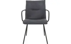 Goossens eetkamerstoel milan blauw micro leer - 8231012-01