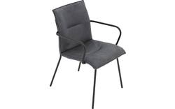 Goossens eetkamerstoel milan blauw micro leer - 8231012-01