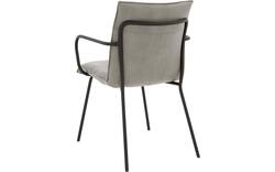 Goossens eetkamerstoel milan grijs micro leer - 8231014-01