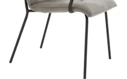 Goossens eetkamerstoel milan grijs micro leer - 8231014-01