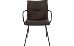 Goossens eetkamerstoel milan bruin micro leer - 8231017-01