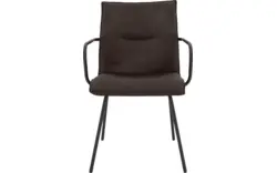 Goossens eetkamerstoel milan bruin micro leer - 8231017-01